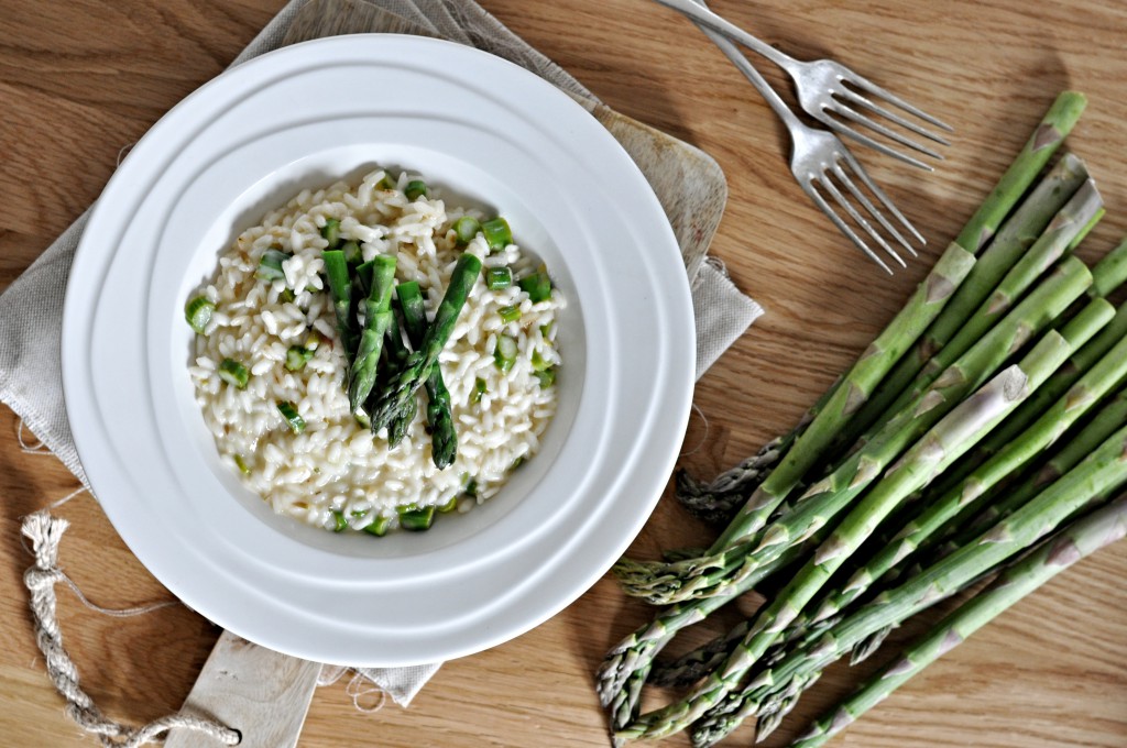 Chřestové risotto