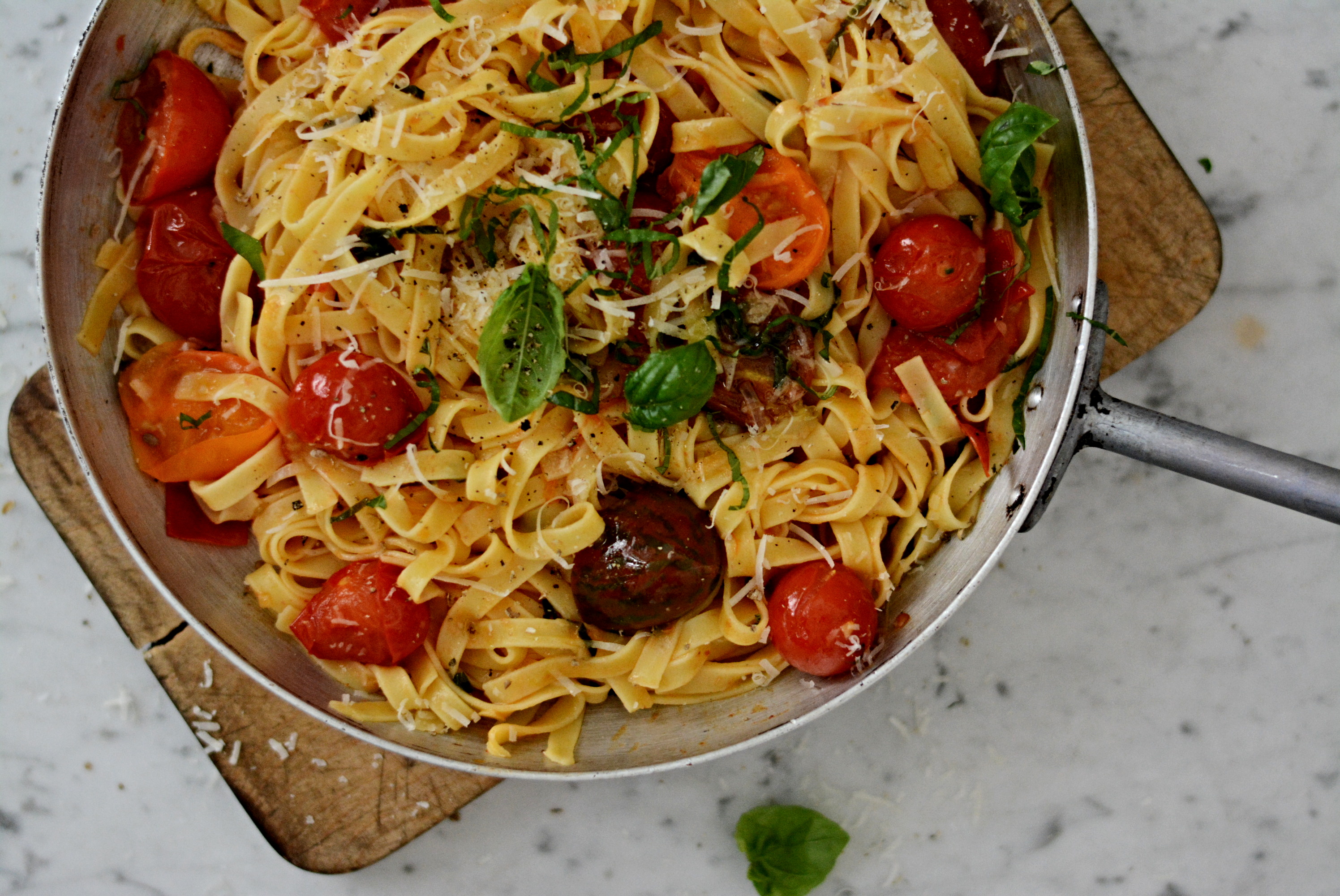 Tagliatelle s rajčaty